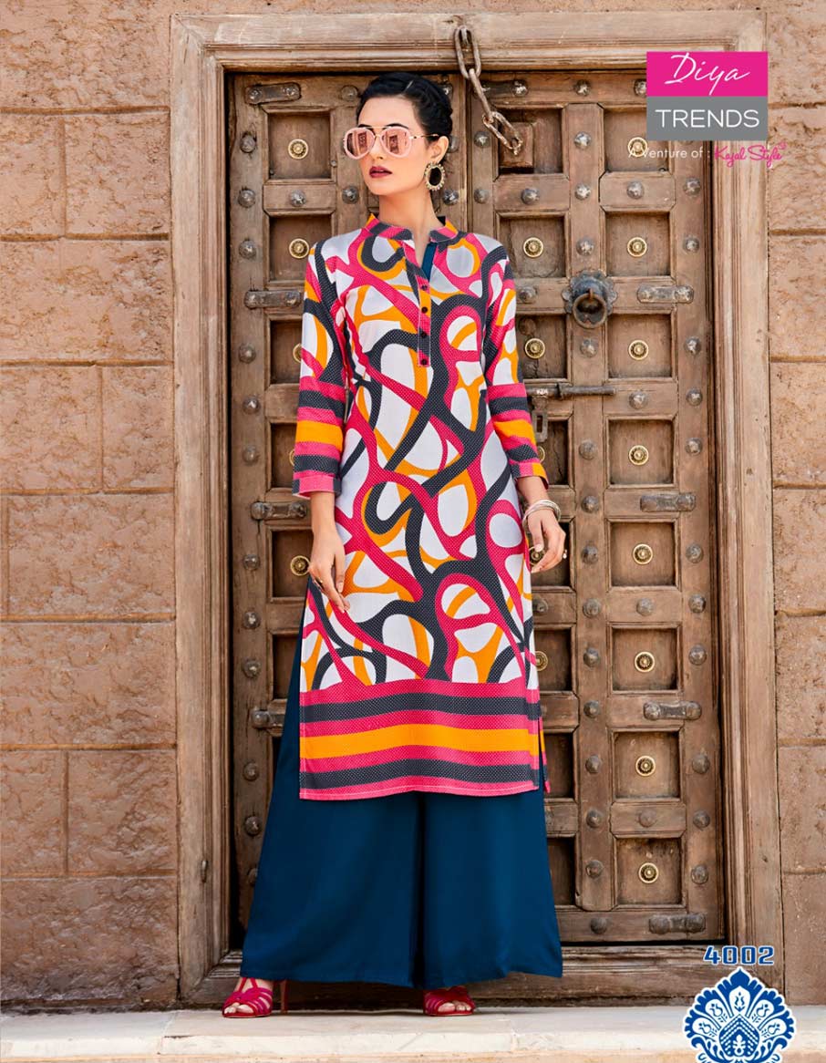 Gardencity Vol-4 Diya Trends Straight Mall Concept Kurti Gardencity Vol-4 Diya Trends Straight Mall Concept Kurti